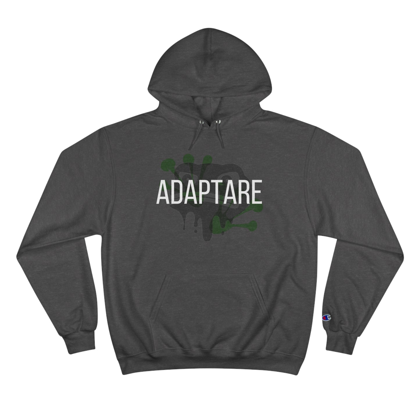 ADAPTARE FROG-PRINT HOODIE