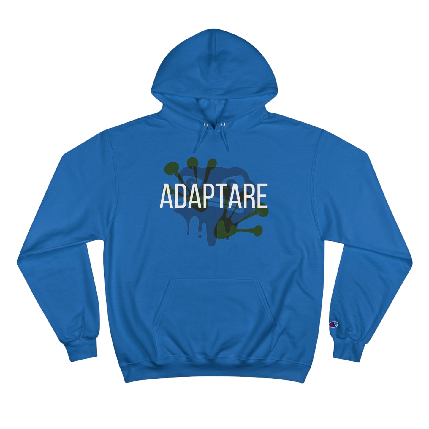 ADAPTARE FROG-PRINT HOODIE