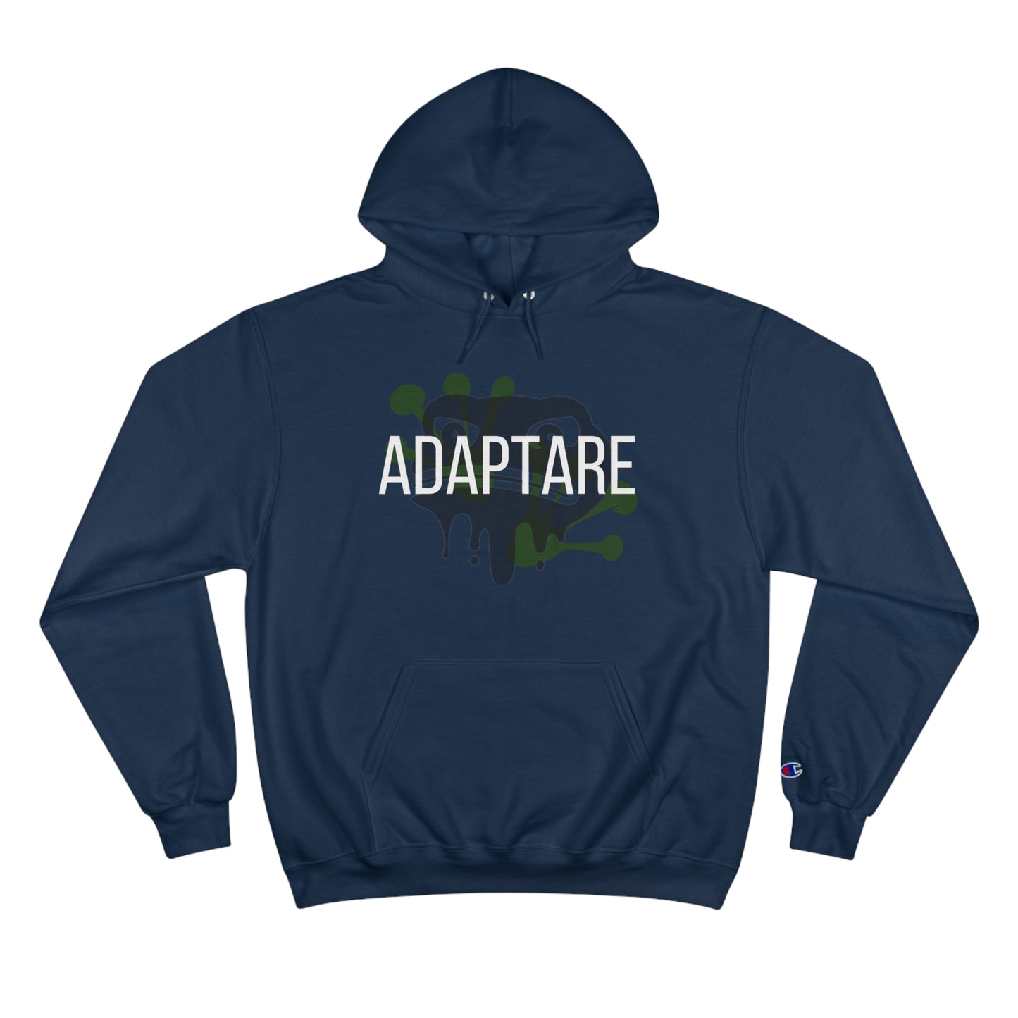 ADAPTARE FROG-PRINT HOODIE