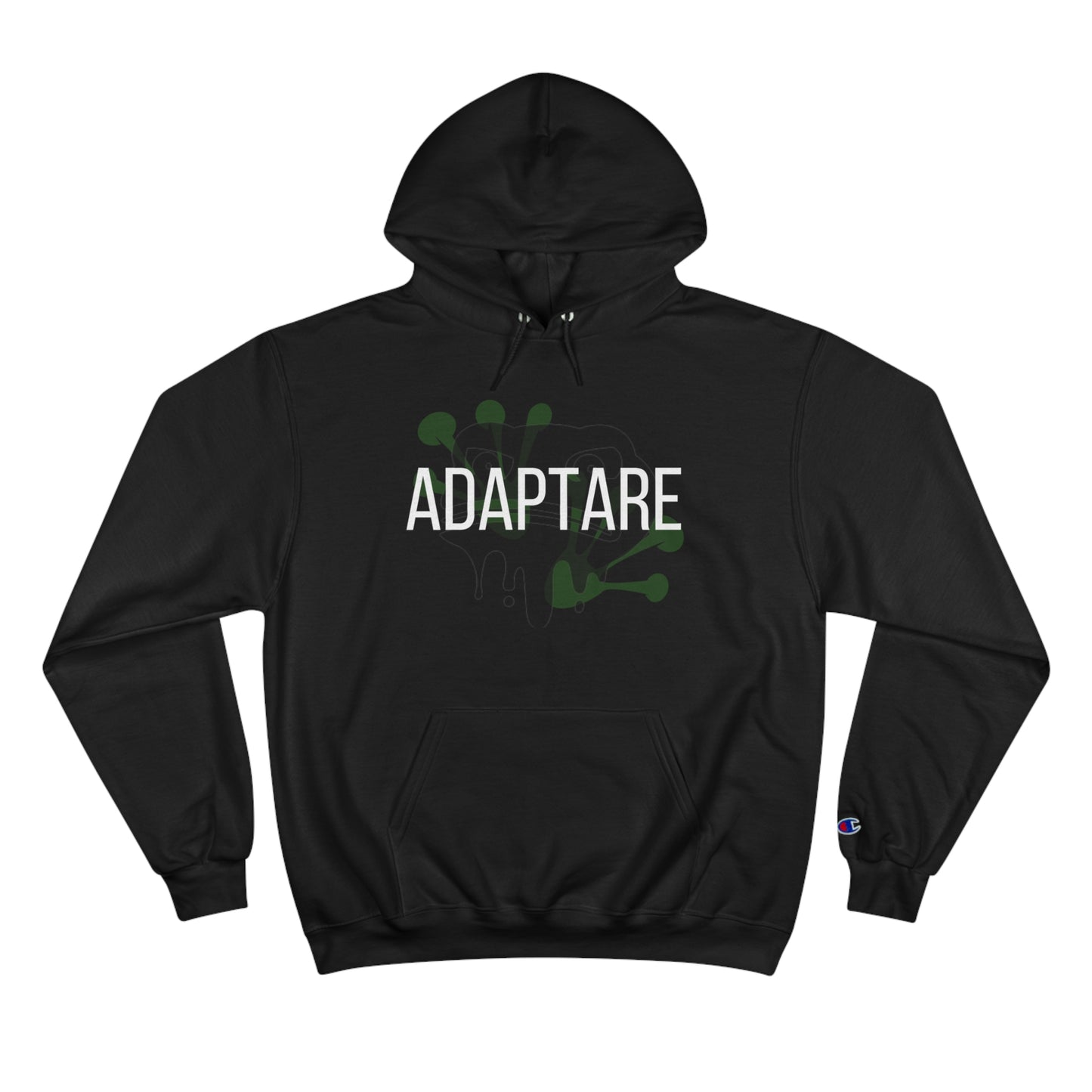 ADAPTARE FROG-PRINT HOODIE