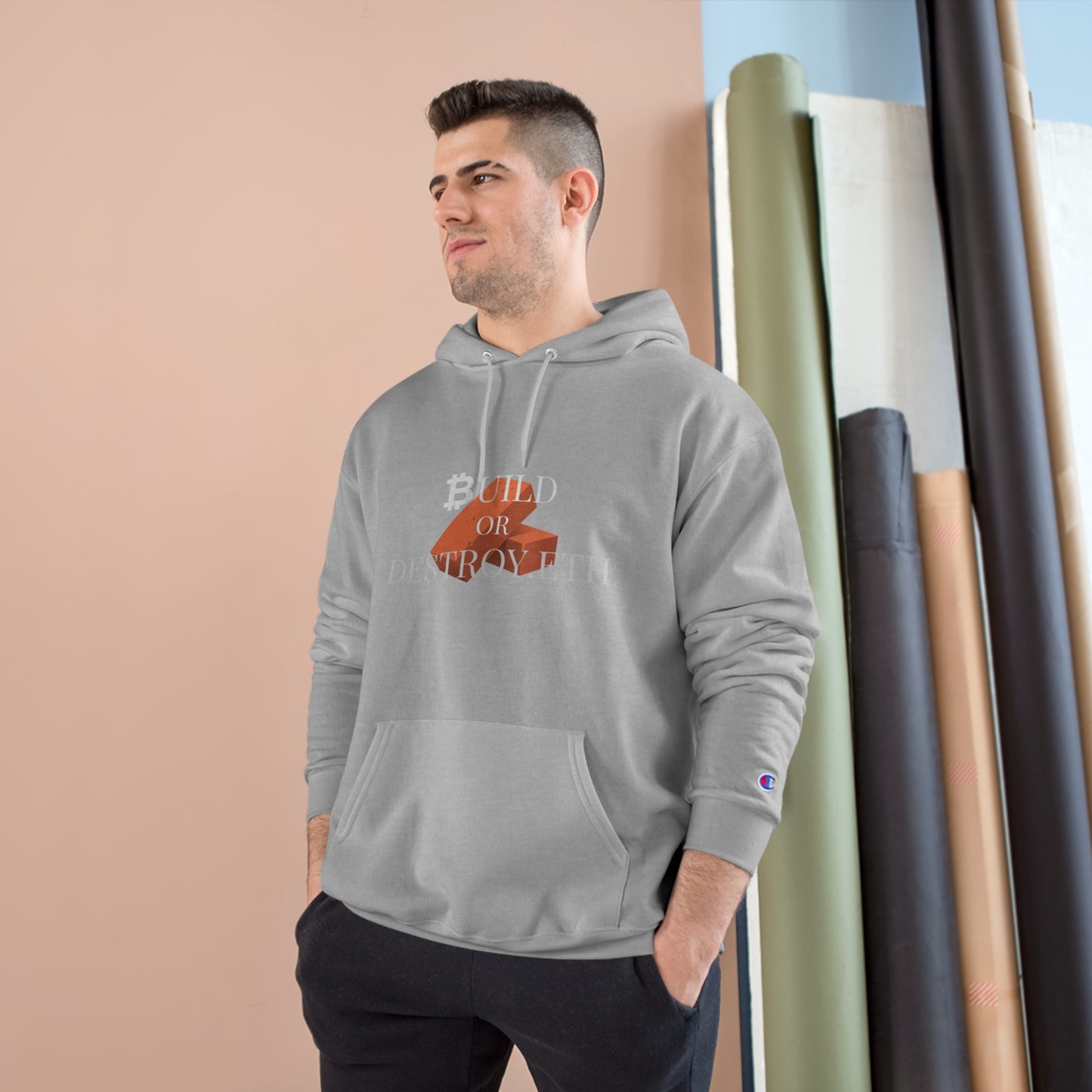 BUILD OR DESTROY.ETH "WHAT DIP!?" HOODIE- ETHEREUM