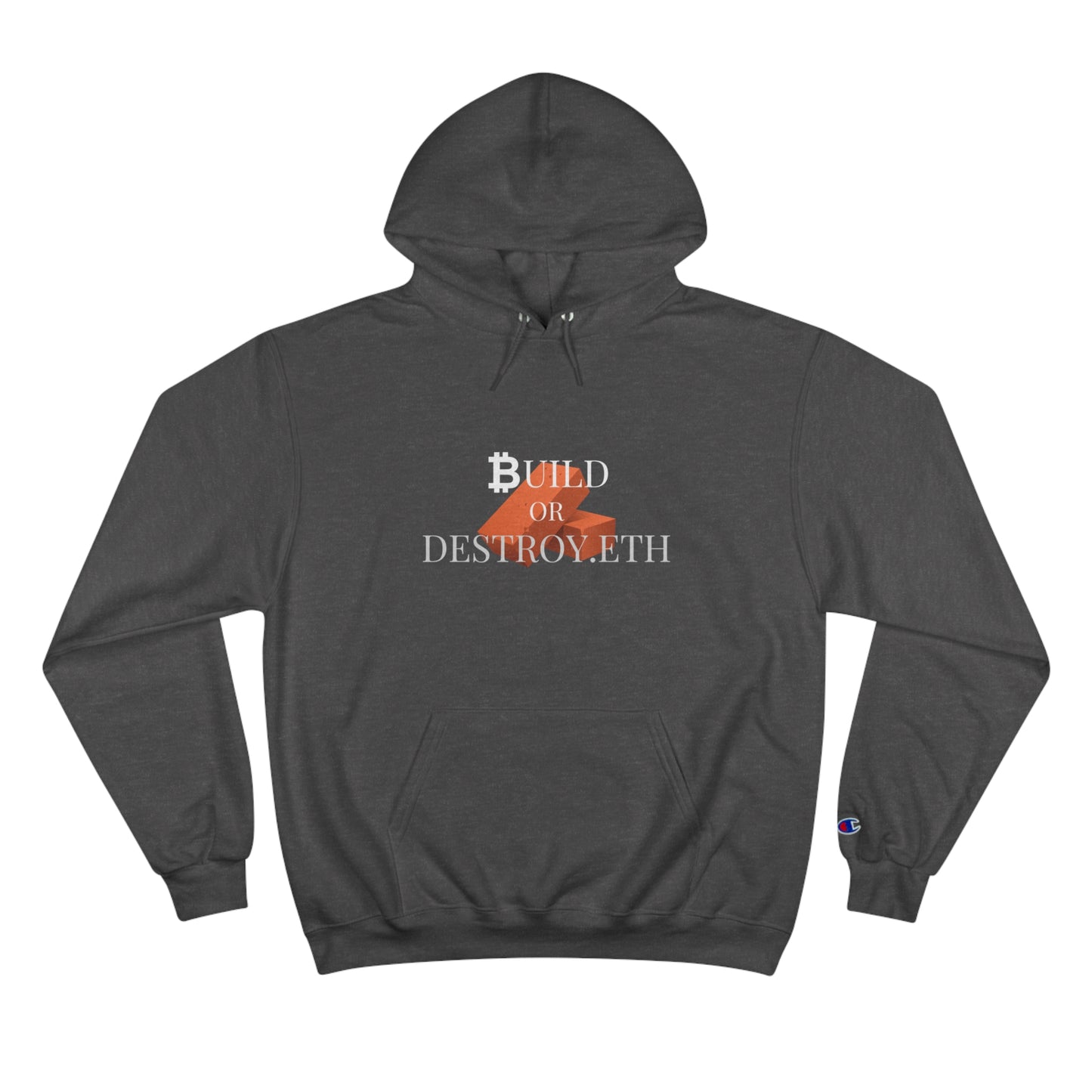 BUILD OR DESTROY.ETH "WHAT DIP!?" HOODIE- ETHEREUM