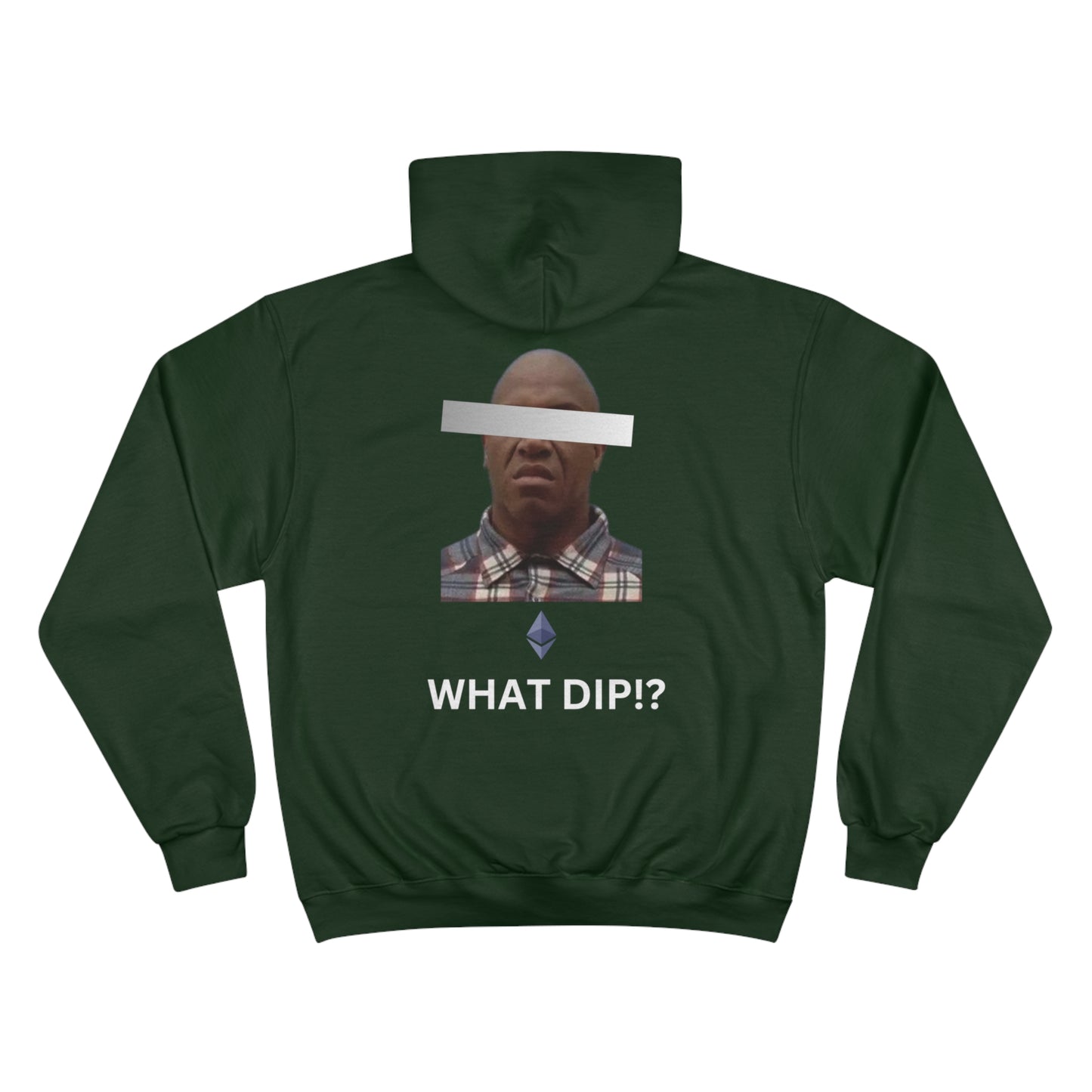 BUILD OR DESTROY.ETH "WHAT DIP!?" HOODIE- ETHEREUM